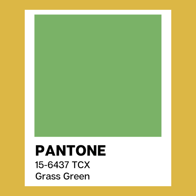 Pantone Grass Green Poster Nostalgia Classic T-shirt by tamrahzeller4 | Artistshot