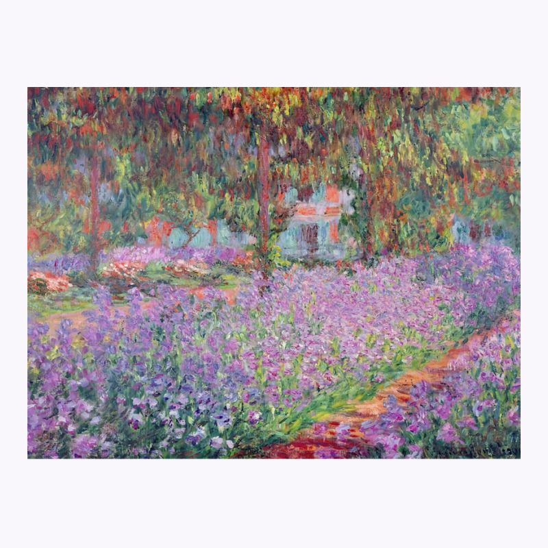 The Artists Garden At Giverny 1900 Claude Monet Poster Aesthetic Tank Top by tamrahzeller4 | Artistshot