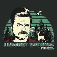 Parks And Recreation Ron Swanson I Regret Nothing T Shirt Women's Triblend Scoop T-shirt | Artistshot