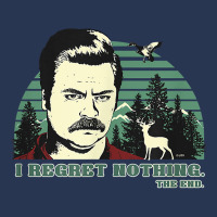 Parks And Recreation Ron Swanson I Regret Nothing T Shirt Ladies Denim Jacket | Artistshot