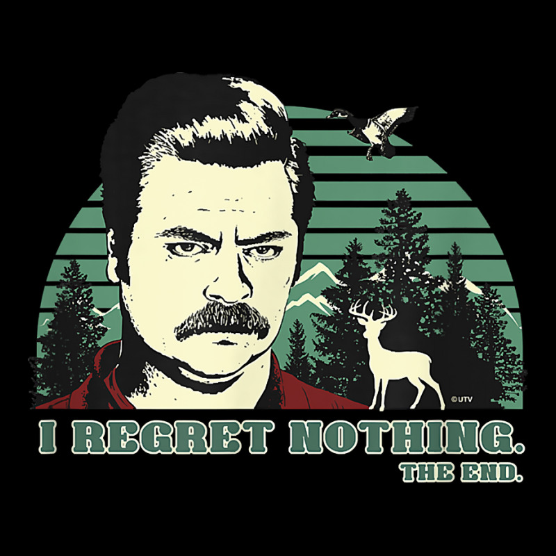 Parks And Recreation Ron Swanson I Regret Nothing T Shirt Legging by dennh | Artistshot