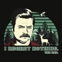 Parks And Recreation Ron Swanson I Regret Nothing T Shirt Scorecard Crop Tee | Artistshot