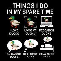 Things I Do In My Spare Time Ducks Funny Gift For Ducks Lover Adjustable Cap | Artistshot