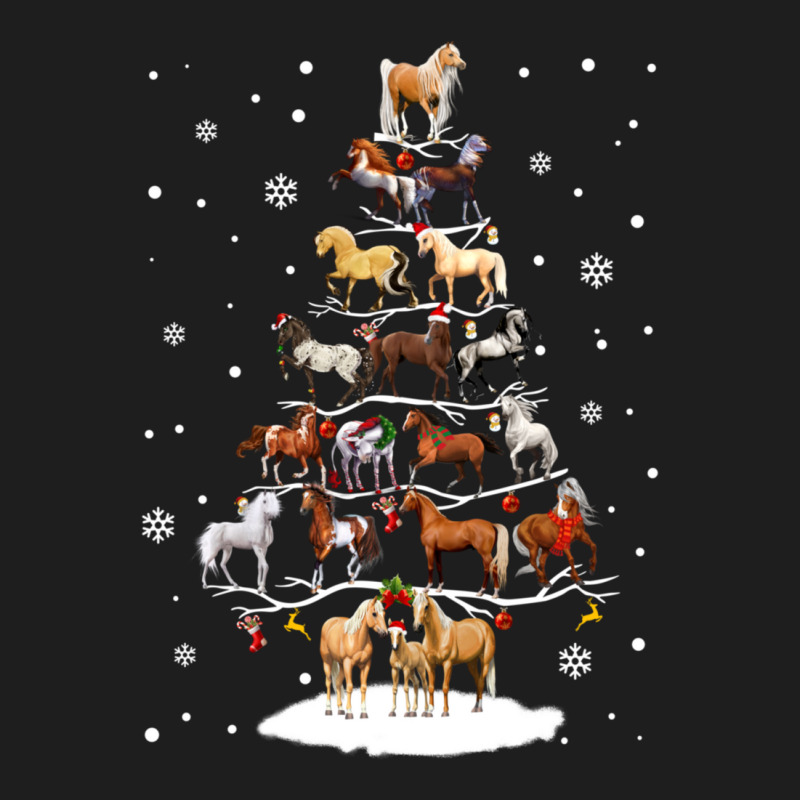 Trending Horse Christmas Ornament Tree Horse Lover Xmas Holiday Classic T-shirt by Bostic Walling | Artistshot