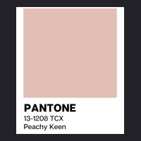 Pantone Peachy Keen Poster Love Unisex Sherpa-lined Denim Jacket | Artistshot