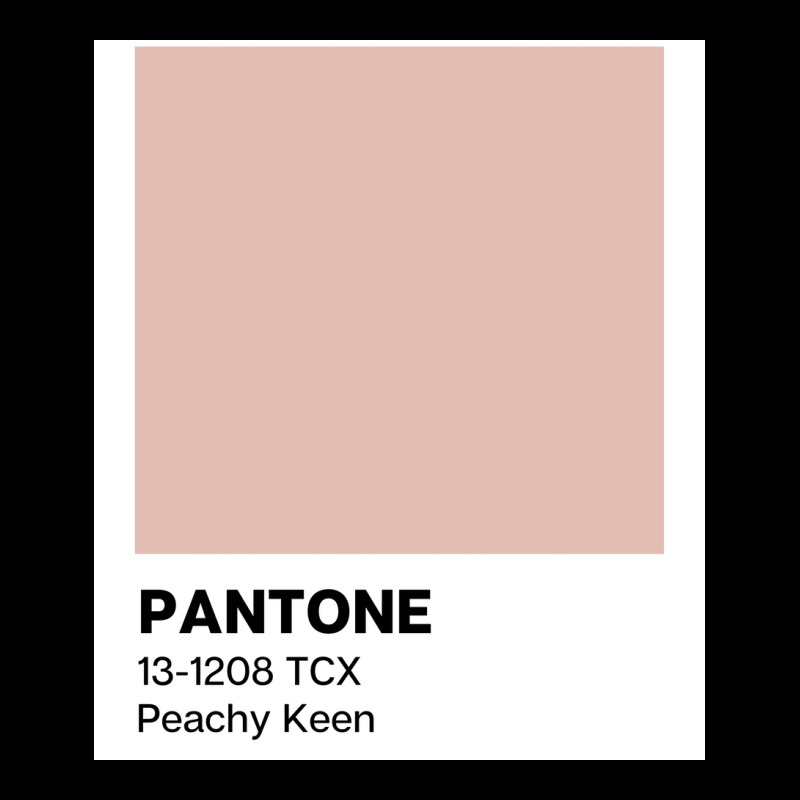 Pantone Peachy Keen Poster Love Men's Long Sleeve Pajama Set | Artistshot