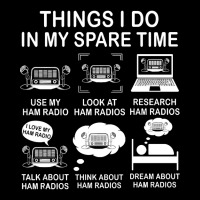 Things I Do In My Spare Time Ham Radio Funny Operator Gift For Ham Rad Adjustable Cap | Artistshot