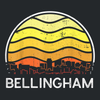 Retro Washington Bellingham Visitors Skyline Vintage Urban T Shirt Crewneck Sweatshirt | Artistshot