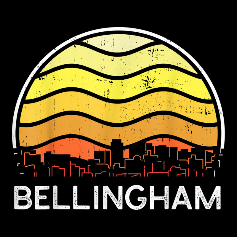 Retro Washington Bellingham Visitors Skyline Vintage Urban T Shirt Long Sleeve Shirts | Artistshot