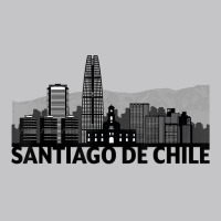 Santiago De Chile City Skyline Silhouette Outline Sketch T Shirt Baby Bodysuit | Artistshot