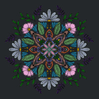 Limited Edition Flowery Mandala Crewneck Sweatshirt | Artistshot