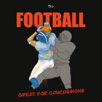 Hot Trend Football Gives You Concussions. Scorecard Crop Tee | Artistshot