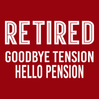 Retired Goodbye Tension Hello Pensiyon Active Duffel | Artistshot