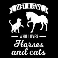 Limited Edition Just A Girl Who Loves Horses And Cats Horses Cropped Hoodie | Artistshot