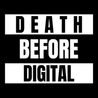 Death Before Digital  Film Photography Classic  Red 80s Unisex Jogger | Artistshot