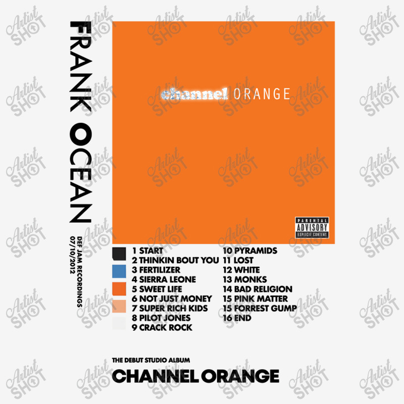 Frank Ocean - Channel Orange Poster Album Adjustable Cap by BLAVK | Artistshot