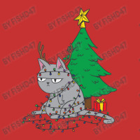 Cat Christmas Lights And Christmas Tree V-neck Tee | Artistshot