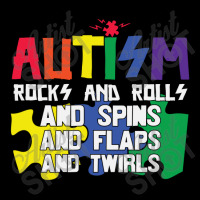 Autism Rocks N Rolls Spins Flaps Twirls Youth Hoodie | Artistshot