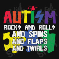 Autism Rocks N Rolls Spins Flaps Twirls Baby Beanies | Artistshot