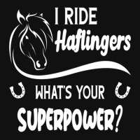 Hot Trend I Ride Haflingers What's Your Superpower Horse Lover Baby Bibs | Artistshot