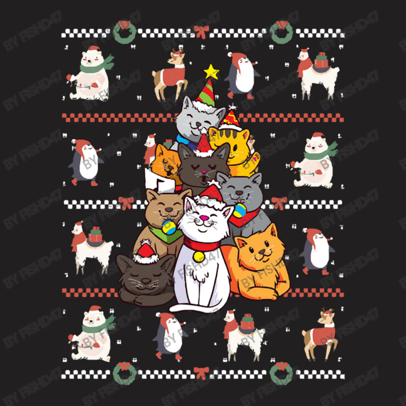 Cat Tree Cat   Cat Tree Christmas T-shirt | Artistshot