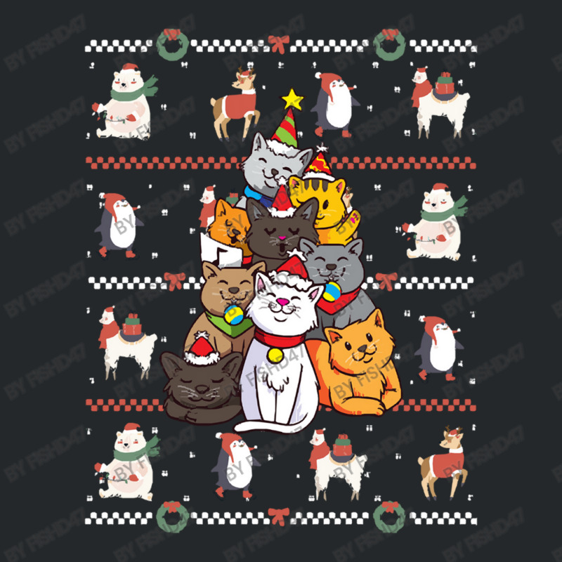 Cat Tree Cat   Cat Tree Christmas Crewneck Sweatshirt | Artistshot