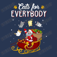 Cats For Everybody Cat Christmas Ugly Christmas Long Sleeve Men Denim Jacket | Artistshot