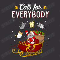 Cats For Everybody Cat Christmas Ugly Christmas Long Sleeve Vintage Short | Artistshot