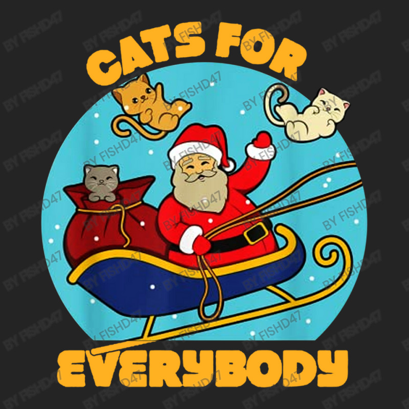 Cats For Everybody Christmas Cat 3/4 Sleeve Shirt | Artistshot