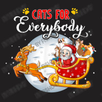 Cats For Everybody Funny Christmas For Cat Santa Lover T-shirt | Artistshot