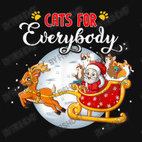 Cats For Everybody Funny Christmas For Cat Santa Lover Graphic T-shirt | Artistshot