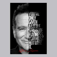 Black And White Robin Williams Quote. Pocket T-shirt | Artistshot