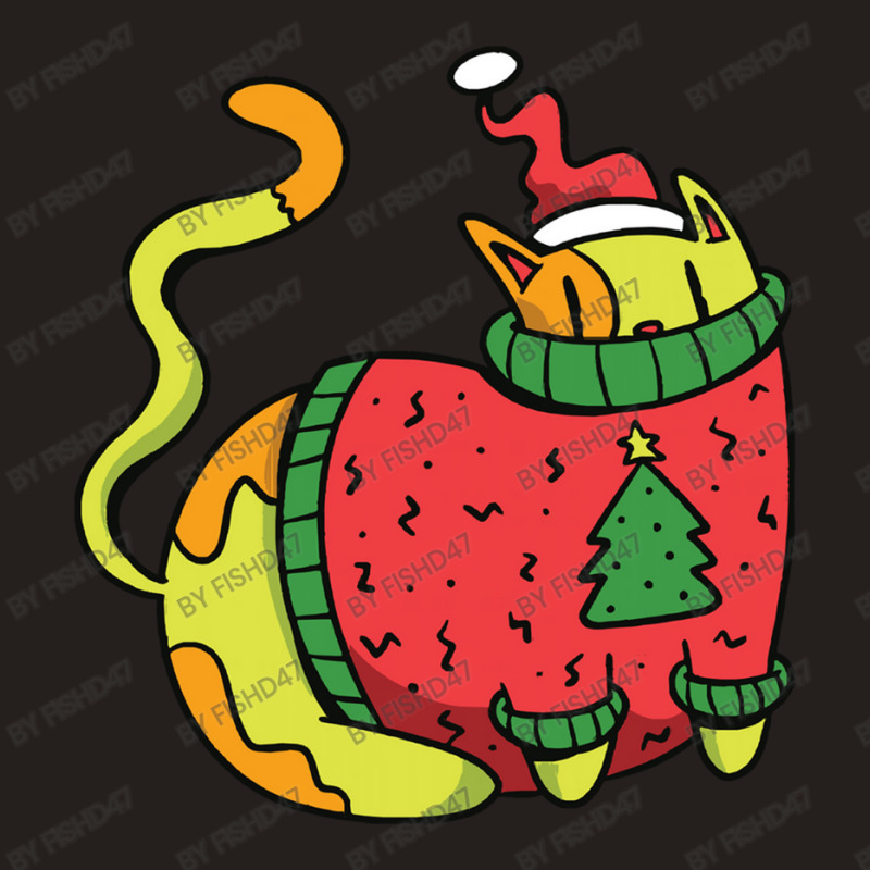 Christmas Cat Cat Christmas Tank Top | Artistshot