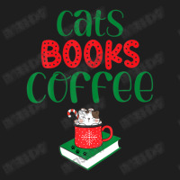 Christmas Cats Books Coffee Classic T-shirt | Artistshot