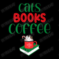 Christmas Cats Books Coffee Lightweight Hoodie | Artistshot