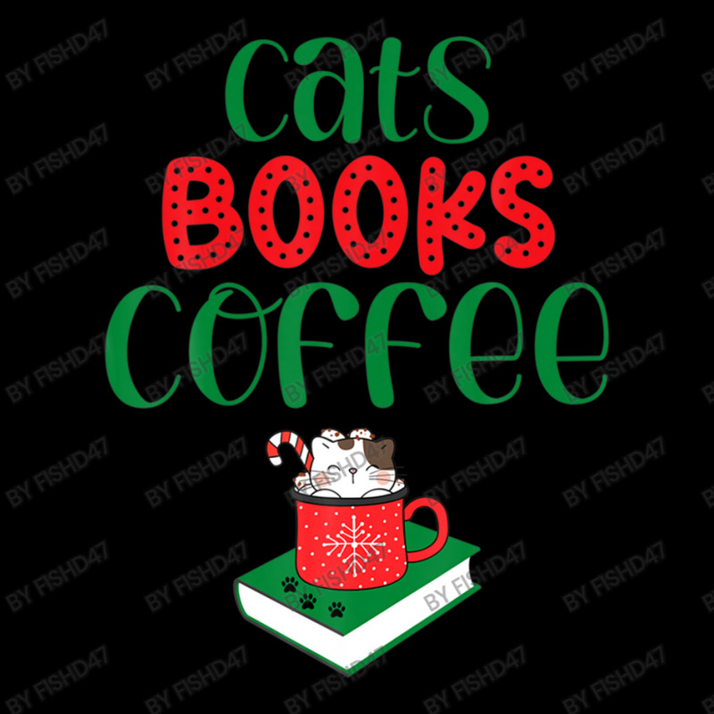 Christmas Cats Books Coffee Lightweight Hoodie | Artistshot