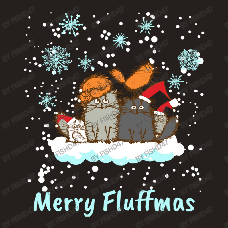 Christmas Merry Fluffmas Christmas Cat Christmas Present Tank Top | Artistshot