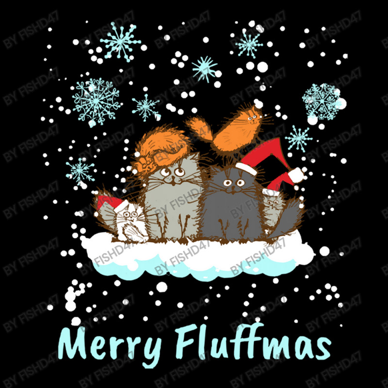 Christmas Merry Fluffmas Christmas Cat Christmas Present Men's 3/4 Sleeve Pajama Set | Artistshot