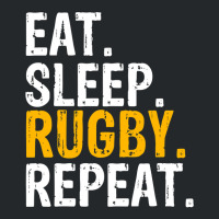 Eat Sleep Rugby Repeat Gift Crewneck Sweatshirt | Artistshot