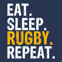 Eat Sleep Rugby Repeat Gift Ladies Denim Jacket | Artistshot