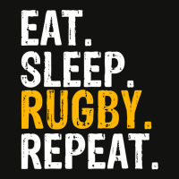 Eat Sleep Rugby Repeat Gift Scorecard Crop Tee | Artistshot