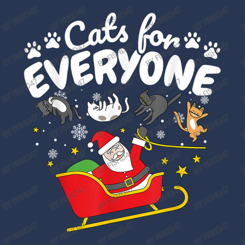 Funny Cat Christmas Cats For Everyone Men Denim Jacket | Artistshot