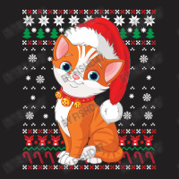 Funny Cat Ugly Christmas Sweater Cat Santa Christmas T-shirt | Artistshot