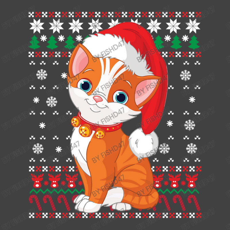 Funny Cat Ugly Christmas Sweater Cat Santa Christmas Vintage T-shirt | Artistshot