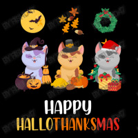 Kitten Cat Halloween Christmas Cats Happy Hallothanksmas Cat Swea Unisex Jogger | Artistshot