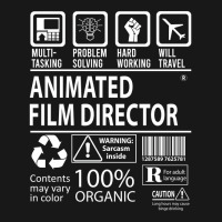 Animated Film Director T   Multitasking Certified Job Gift Item Tee  S Flannel Shirt | Artistshot