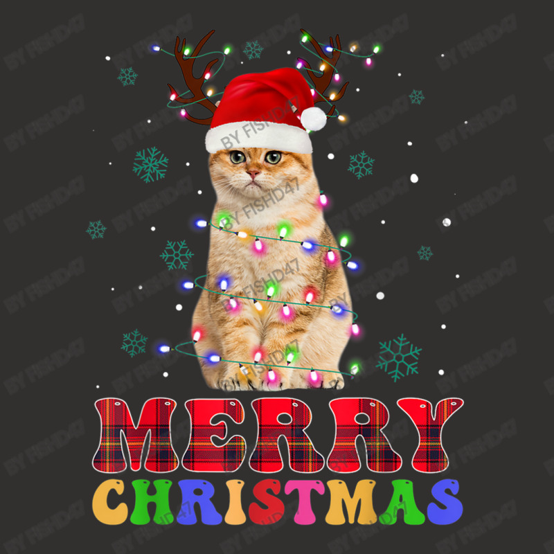 Merry Christmas Cat Gift Men Women Kids Funny Cat Christmas Champion Hoodie | Artistshot