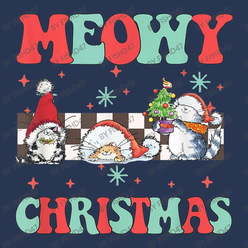 Merry Christmas Cute Cats Funny Ugly Christmas Cat Lover Men Denim Jacket | Artistshot