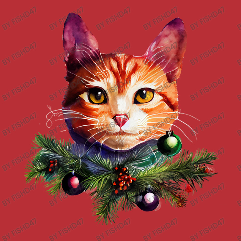 Orange Cat Christmas Vintage Cat Xmas Christmas Cat Pullover T-shirt | Artistshot