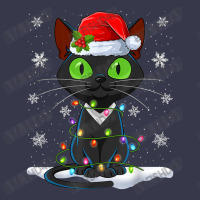 Santa Hat Cat Christmas Lights Funny Kitten Cat Lover Long Sleeve Shirts | Artistshot